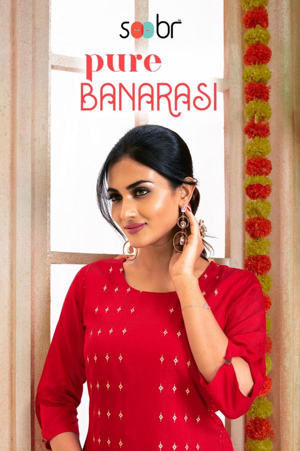 Soobr Banarasi Silk Designer Exclusive Kurti Collection